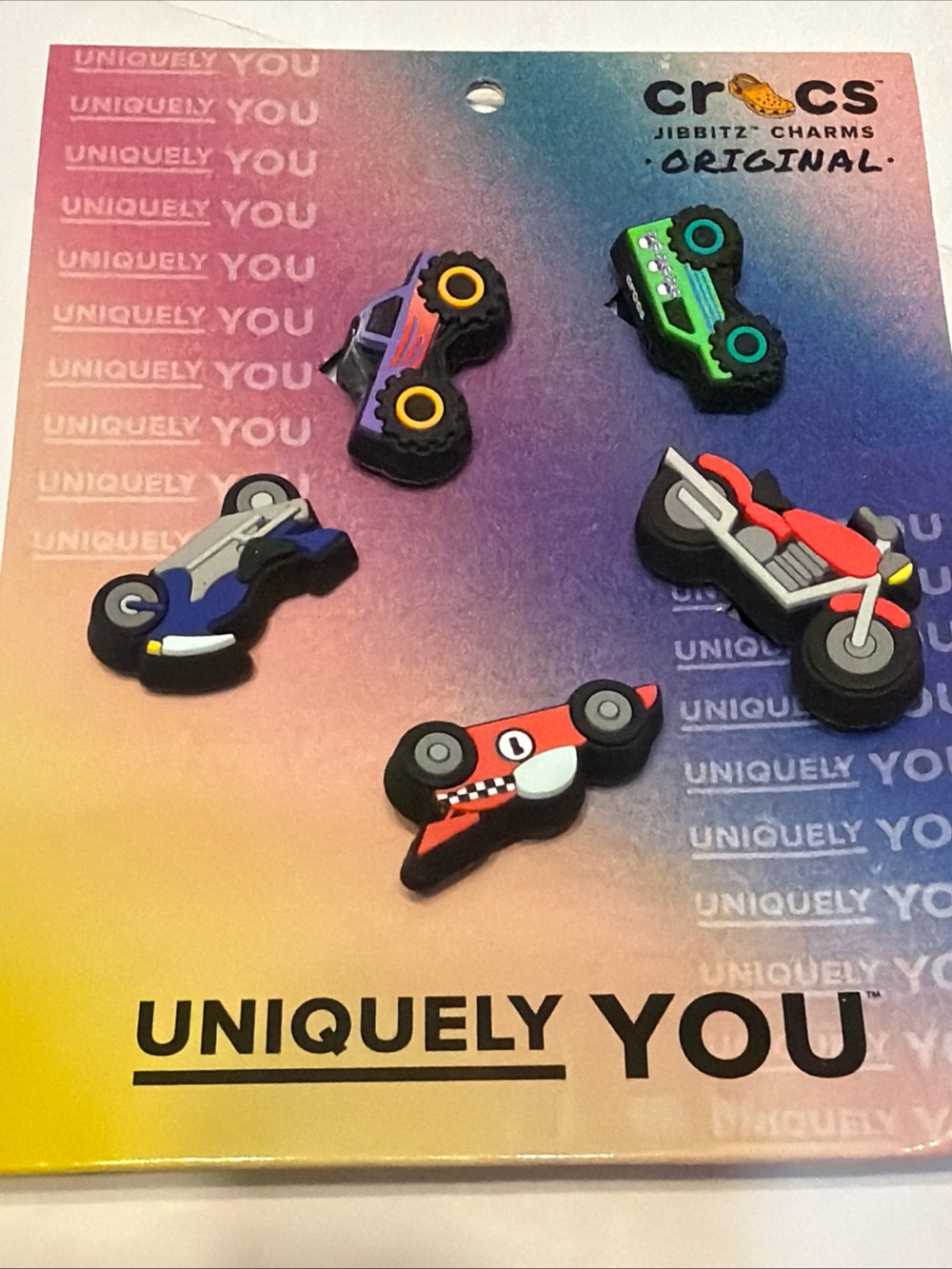 Uniquely Yours Crocs Jibbitz Weekend Vehicles Trucks  -  5 Pack